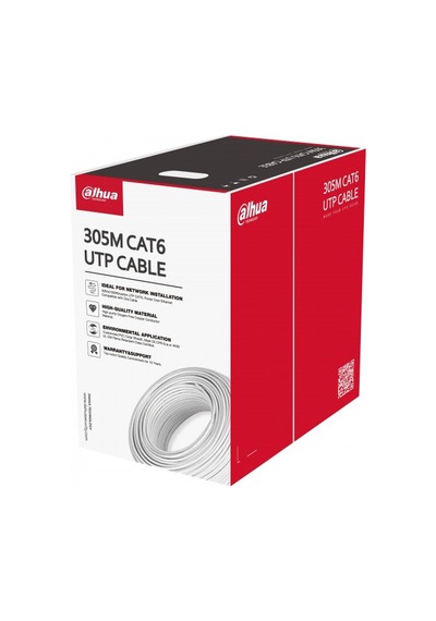DAHUA PFM920I-6UN-C 305 MT U/UTP CAT6 YANMAZ KABLO