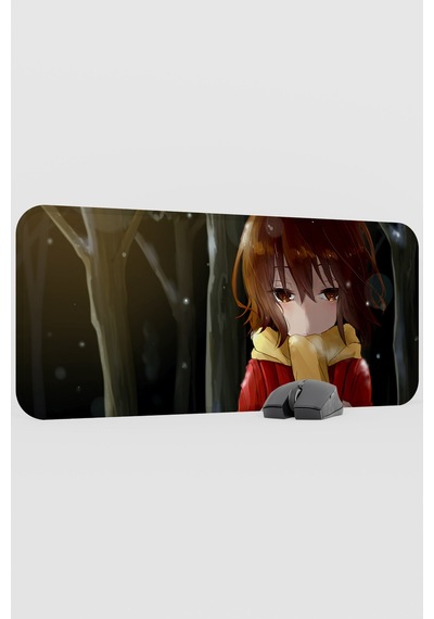 Erased Anime V4 - 70x30 Xl Gaming Kauçuk Kaymaz Taban Mouse Pad Fare Altlığı