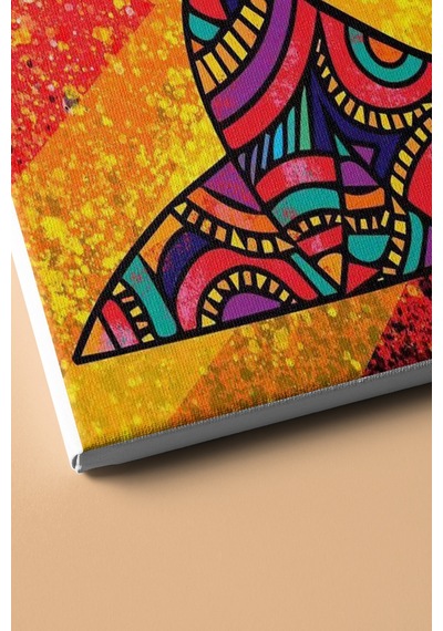 Webstyle Sayılarla Boyama Seti Kasnaklı Afrika Ve Güneş 40 X 50 Cm