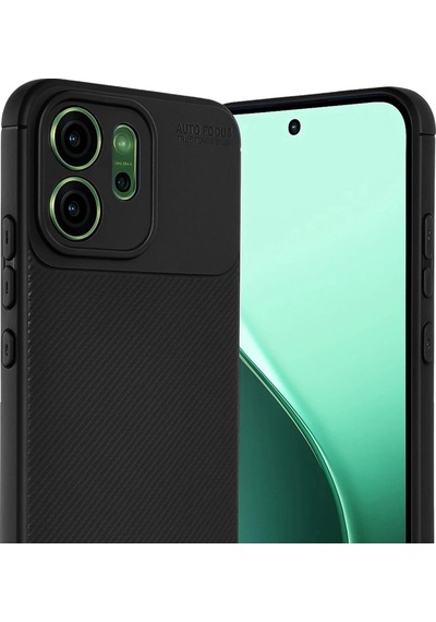 Oppo Reno 14 Auto Focus Karbon Kapak - Siyah 0.2M-Çok Renkli