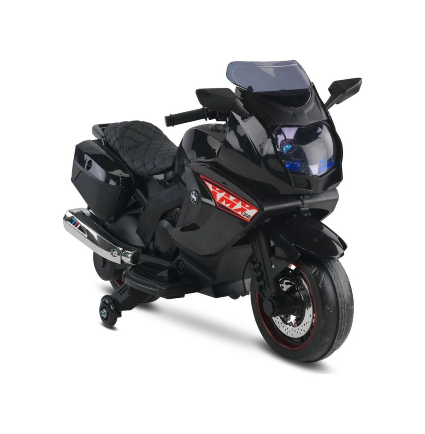 438 Xmx Akülü Motor 12 Volt Beyaz Mavi