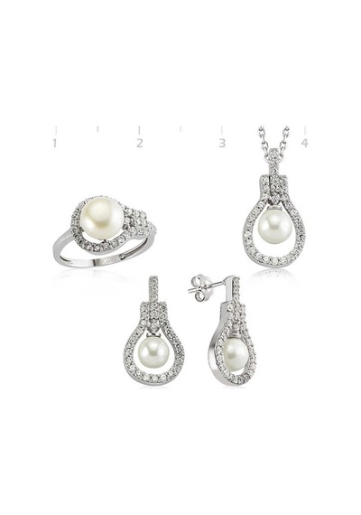 Gümüş Inci Damla Kadın Set (551167832)