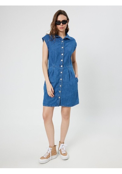 LOFT Slim Fit Kadın Elbise Lf2032645 Q1.v1 Denim