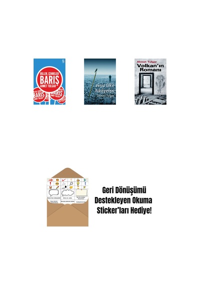 Diller, Çehreler Barış + Evsiz Ülke Hikâyeleri + Volkan'ın Romanı + Okuma Sticker'ları