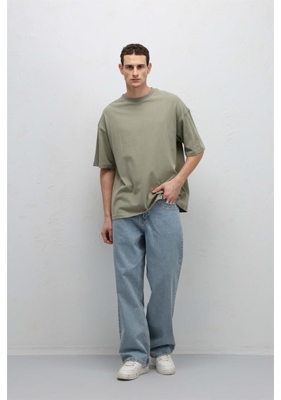 Vamos Relaxed Fıt Jean V100-08 Açık Mavi Melanj