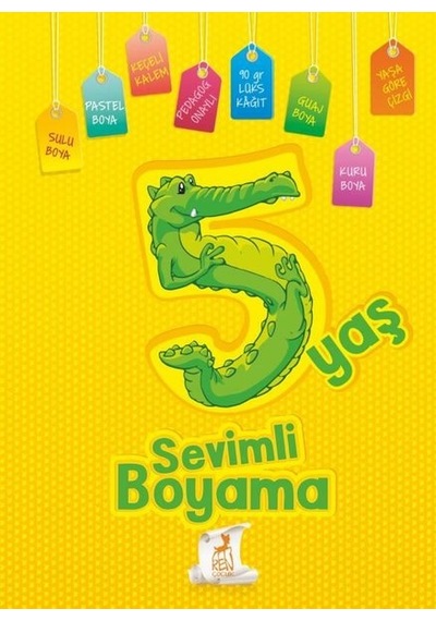Sevimli Boyama 5 Yaş- Ren Kitap