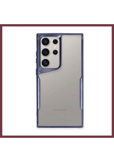 Storeşahin Samsung Uyumlu Galaxy S24 Ultra Kılıf Boyi Silikon Kapak - Lacivert Shn0720