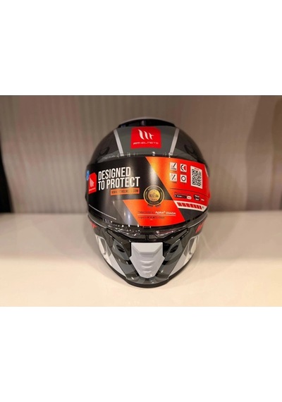 Mt Helmets Thunder 4 Sv Rainforest C2 Motosiklet Kaskı Parlak Gri
