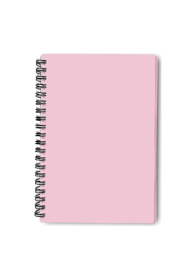 Tr Premium Pastel Renk İkili Defter Seti - Renkli Sayfalı A5 Spiralli Defter & A6 Not Defteri - 50 Yaprak Şeffaf Kapa Genel