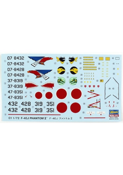Hasegawa C1 1331 1/72 Ölçek, F-4ej Phantom Iı, Savaş Uçağı Plastik Model Kiti-51467