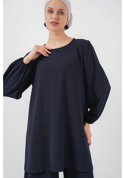 Bigdart Ayrobin Tunik Pantolon Alt Üst Takım 6712 - Lacivert