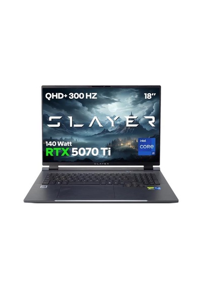Game Garaj Slayer X9T XL-5070Tİ C4 İ9-14900HX 32 GB 1 TB SSD RTX5070Tİ 18" Dos QHD+ Dizüstü Oyuncu Bilgisayarı
