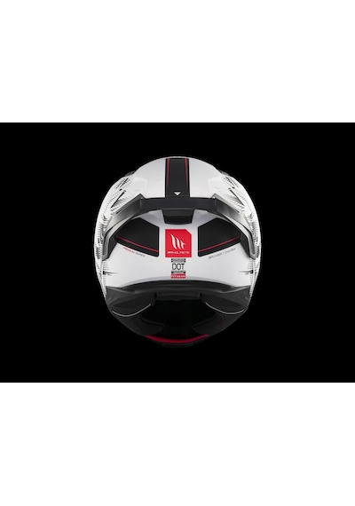 Mt Helmets Braker Sv Charm A1 Mat Beyaz - Siyah