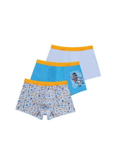 Koza İç Giyim Erkek Çocuk Pamuklu Uzay Baskılı 3'lü Boxer 3053 3053-18