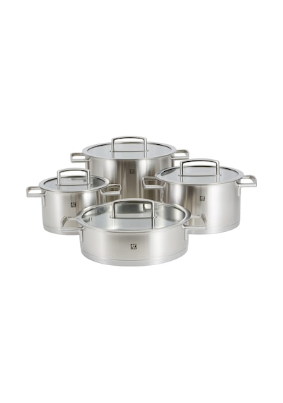 Zwilling Vitality 4 Parça Tencere Seti, Paslanmaz Çelik, Gümüş Re Diğer