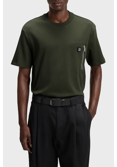 Hugo Erkek T Shirt 50542566 309 Koyu Yeşil Koyu Yeşil