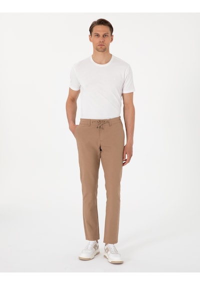 Pierre Cardin Erkek Kahverengi Pantolon Kanvas-chino 50308076-vr197 Kahverengi