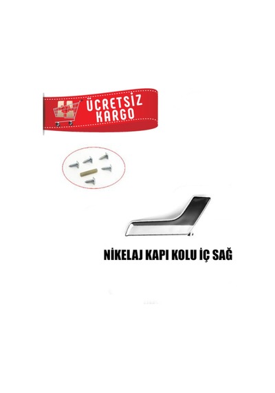 Mercedes W204 Arka Iç Kapi Açma Kolu Sag Nikelaj 428856945