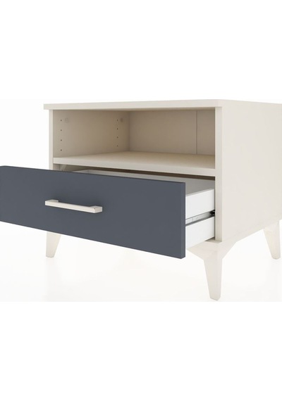 Hyperion Komodin Tek Raflı Tek Çekmeceli 60x44x48 Aytaşı-antr... Aytaşı