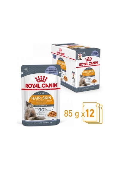 Royal Canin Hair & Skin Care Yetişkin Kedi Maması 12 x 85 G