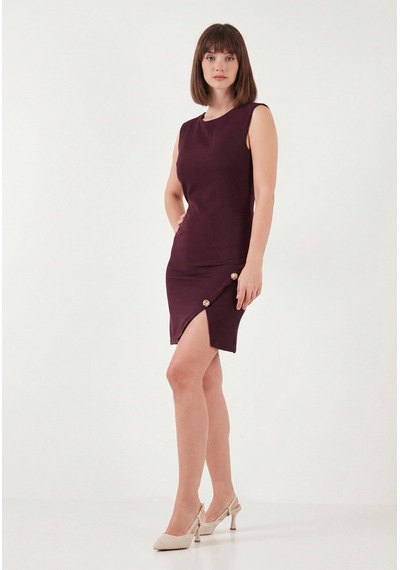 Lela Bayan Elbise 6525717 Bordo