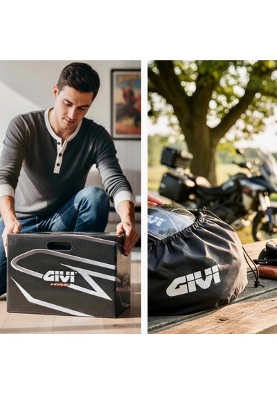 Givi 50.x Snake Mat Karbon Kapalı Motosiklet Kaskı Mat Siyah