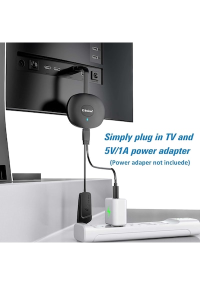 Mirascreen Kablosuz Görüntü Aktarıcı / Wireless Display Dongle Ve Wi-fi Anten Kablosu Seti
