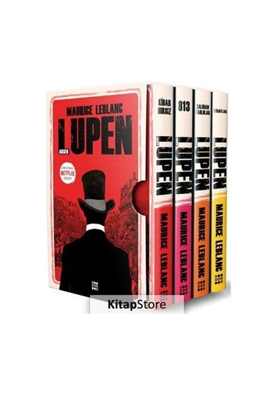 Arsen Lupen-Kutulu Kirmızı Set 4 Kitap Takım / Maurice Leblanc