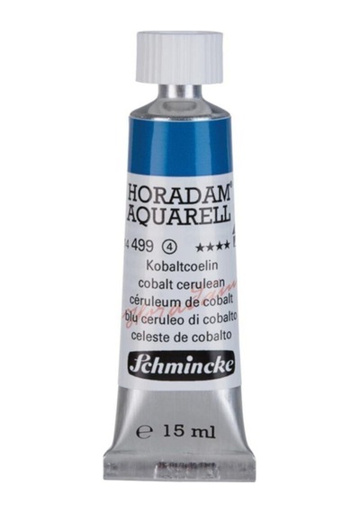 Schmincke : Horadam Aquarell Artist Sulu Boya : 15 Ml Tüp : Seri 4 499 Cobalt Cerulean