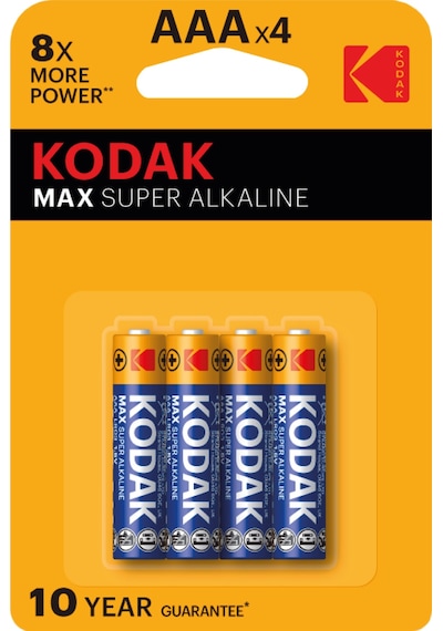 Kodak Max Alkalin İnce Pil Aaa 4'lü