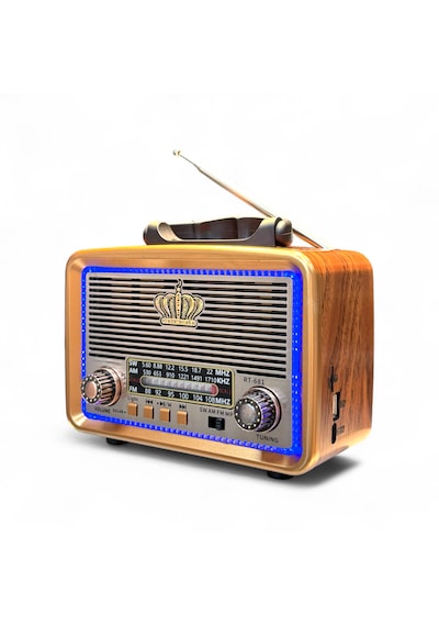 Rt-681 Nostalji Led Detay Radyo,ahşap Görünüm Nostaljik Radyo