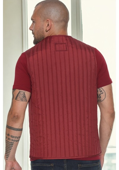 Y9611 Dewberry Erkek Yelek-bordo Bordo