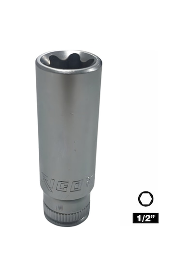Rıco 1/2 E16 Torx Lokma Uzun
