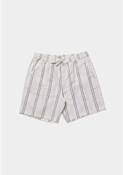 Colin's Colins Regular Fit Orta Bel Çizgili Erkek Beyaz Şort Cl1079595 Q1.v2 Ofw