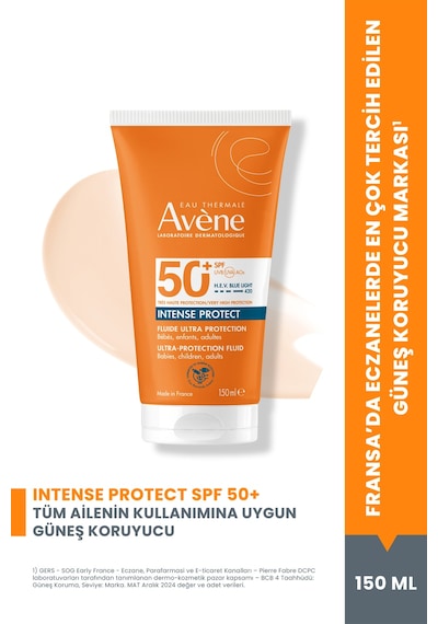 Avene Intense Protect Ultra Water Resistant Fluide Spf50+ 150 Ml
