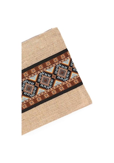 Yaratıcı Tasarım Hasır Kadın Portföy & Clutch Çanta Kahve