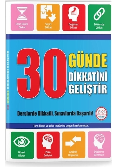 Yükselen Zeka Bilsem 30 Günde Dikkat Bilsem Kitabı