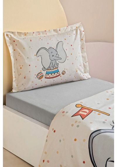 Özdilek Ranforce Lisanslı Bebek Beşik Nev.takımı-dumbo Circus Bej