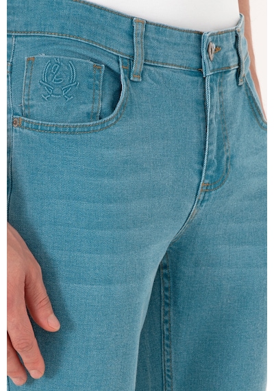 U.S. Polo Assn. Erkek Açık Mavi Slim Fit Jean Pantolon 50298567-DN0030