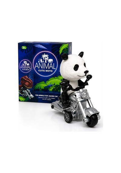 Hayvan Figürlü Oyuncak Motor 3+ Yaş Panda