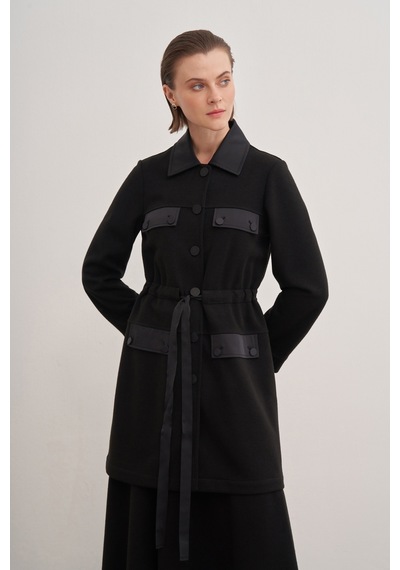 Aker 24aw18179111 Küçük Beden Kap Siyah