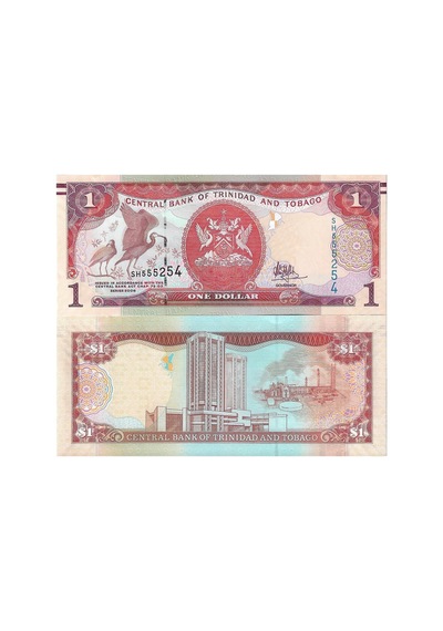 Trinidad Tobago 2006 Yılı 1 Dolar Yabancı Kağıt Para Çil Unc Koleksiyon Para