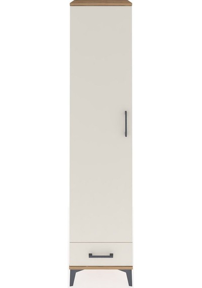 Hyperion Dolap 5 Raflı Tek Çekmeceli Tek Kapaklı 44x44x195 Ça... Çam Hyperion Dolap 5 Raflı Tek Çekmeceli Tek Kapaklı 44x44x195 Ça... Çam