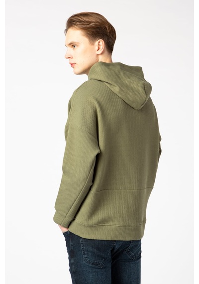 Vigoss Erkek Kapşonlu Sweatshırt 62170-00377 Haki