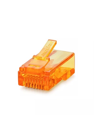 Nodar Nd2405 Cat6 Konnektör Ezrj45 100lü Plastik Kutu Turuncu