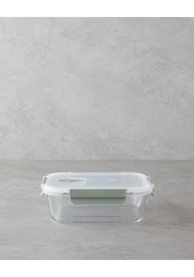 English Home Mila Borosilikat Saklama Kabı 1040 Ml Yeşil Yeşil