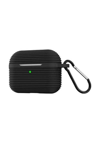 Apple Airpods Pro 3 3.nesil Raven Silikon Kılıf - Siyah Diğer