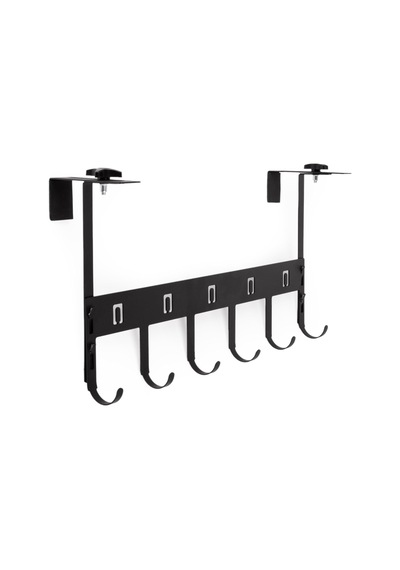 Ayarlanabilir Kapı Arkası Askılık Metal 1 Adet 6 Kancalı Kapı Üstü Organizer Montaj Gerek Siyah Ayarlanabilir Kapı Arkası Askılık Metal 1 Adet 6 Kancalı Kapı Üstü Organizer Montaj Gerek Siyah
