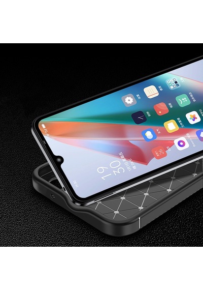 Xiaomi Redmi 14c 4g Kılıf Karbon Görünümlü Silikon Kamera Korumalı Üstün Koruma Pazarplus Siyah