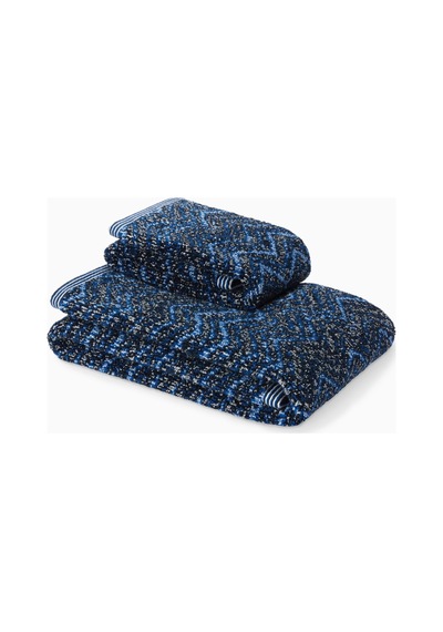 Azul Havlu Seti 2 Li, Pamuklu & Lurex Mavi